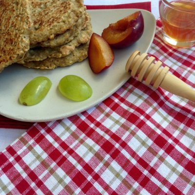 Pancakes au Duo de flocons sans gluten