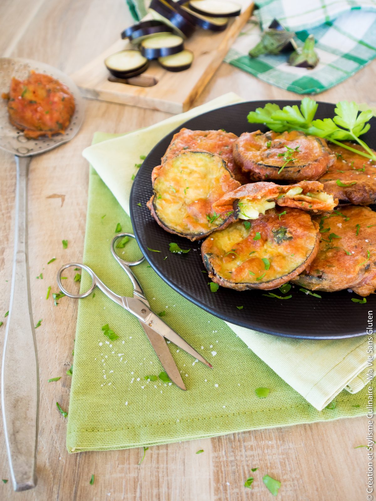 Beignets D Aubergine Vegan Et Sans Gluten Ma Vie Sans Gluten