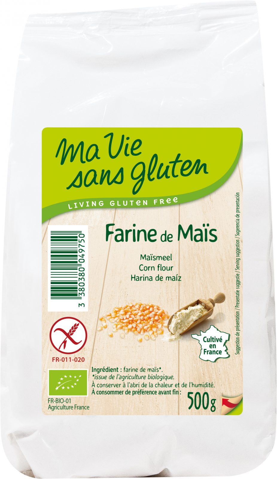 Ma Vie Sans Gluten : farine de maïs