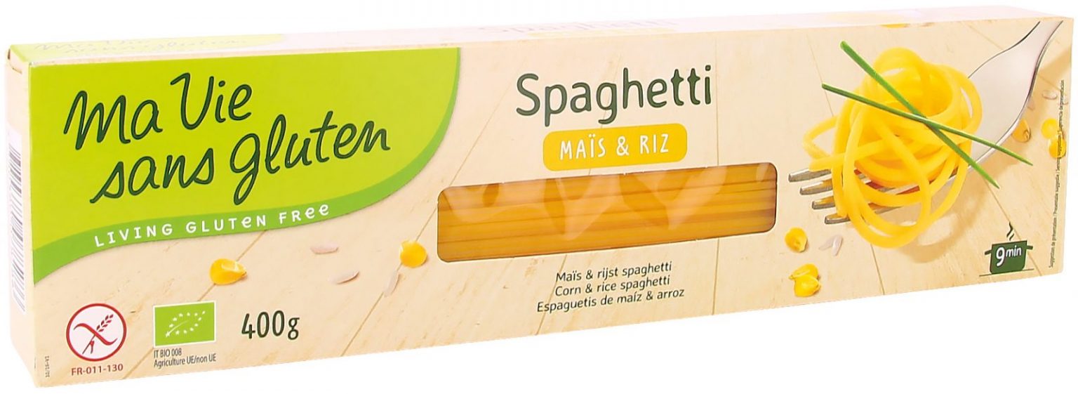 Ma Vie Sans Gluten pâtes Spaghetti maïs riz 400g Ma Vie Sans Gluten