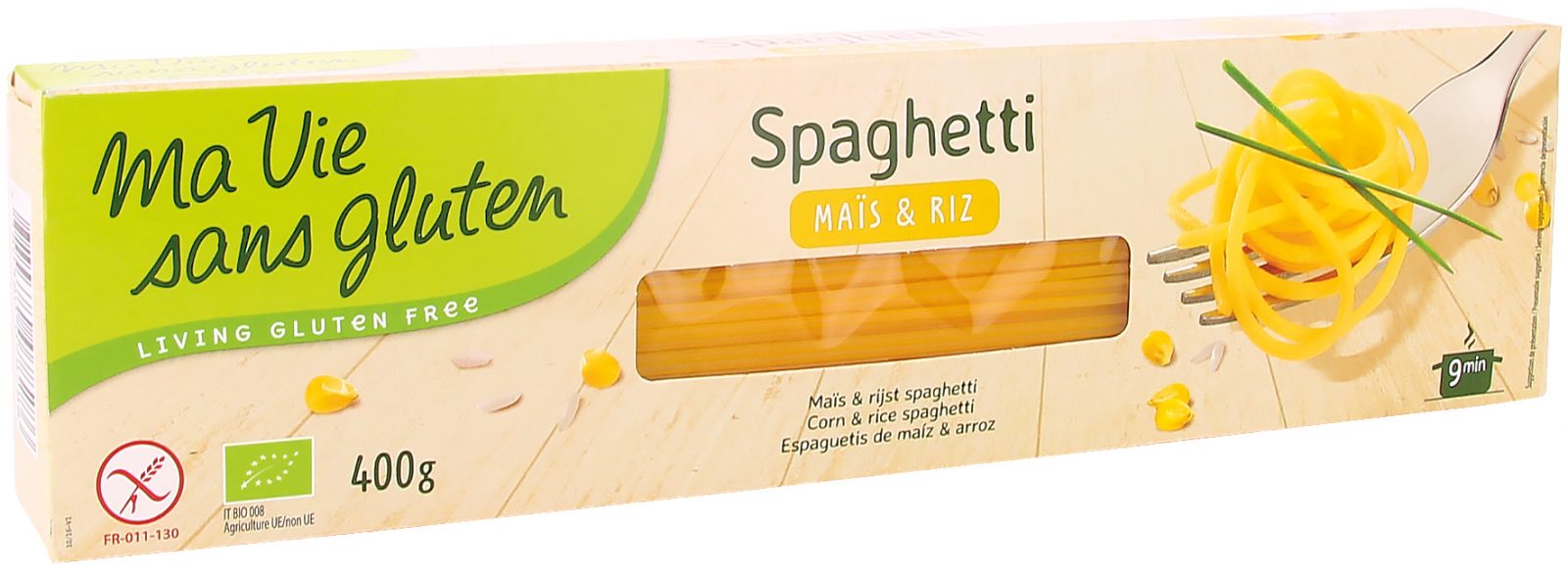 Ma Vie Sans Gluten - pâtes - Spaghetti maïs riz 400g