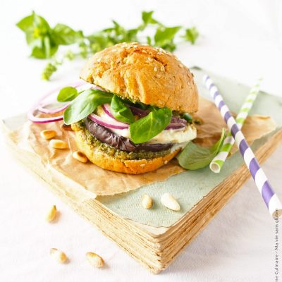 Mini burger végétarien sans gluten