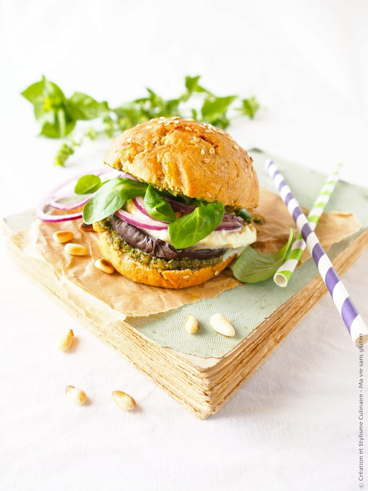 Mini burger végétarien sans gluten