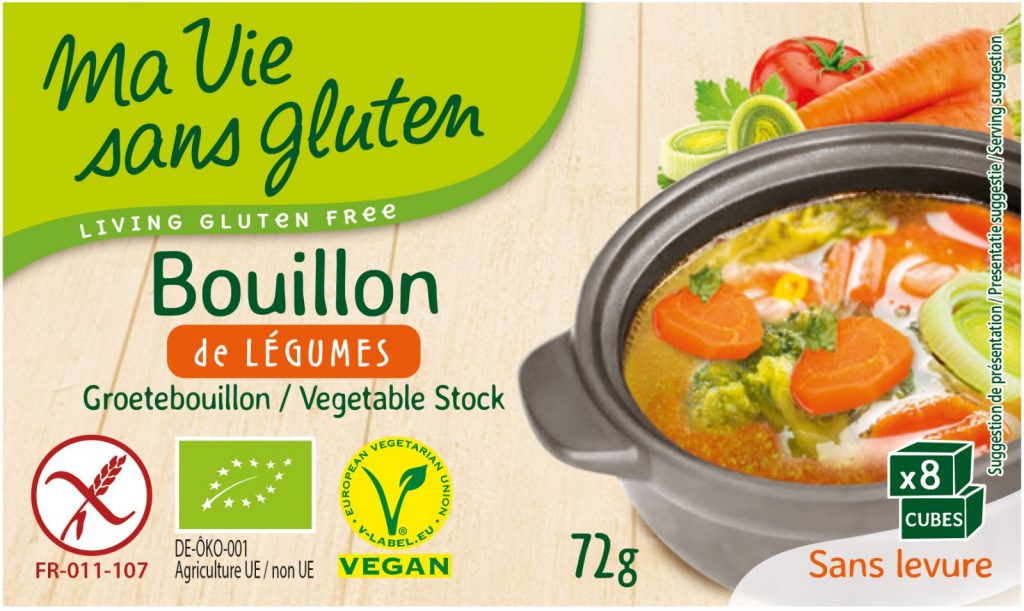 Ma Vie Sans Gluten Bouillon Bio de légumes Ma Vie Sans Gluten