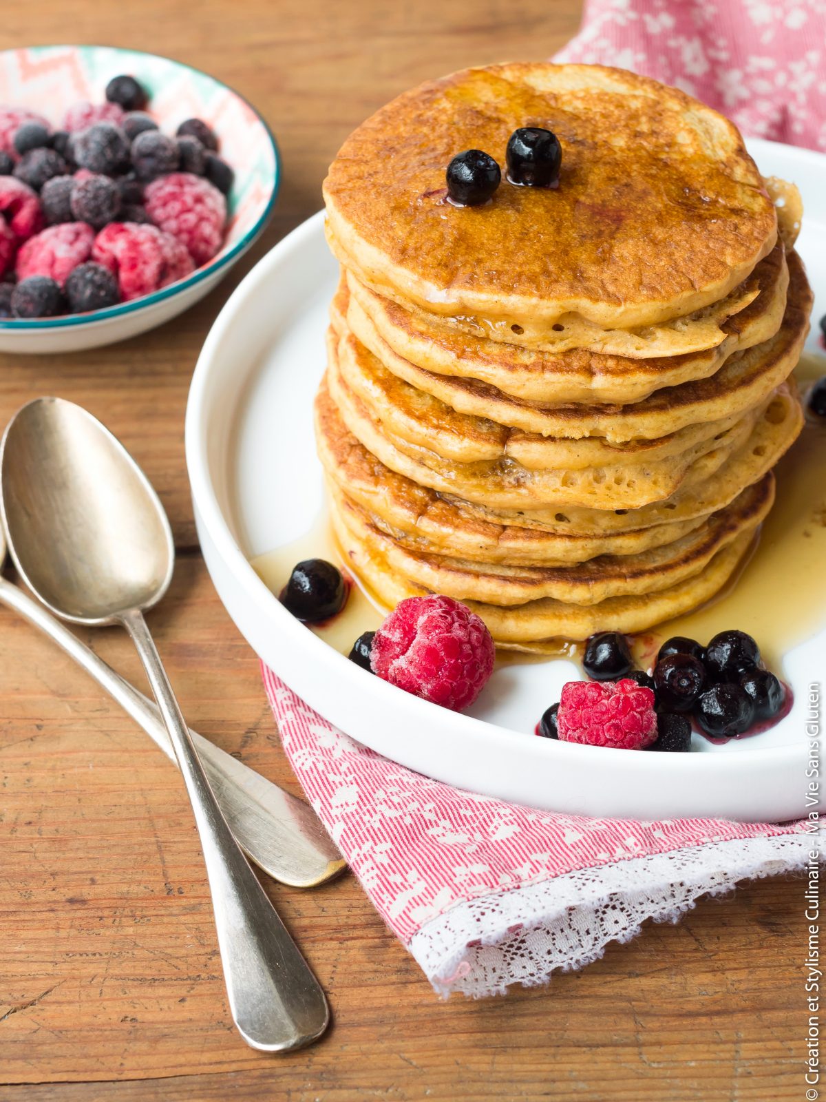Pancakes sans gluten vegan à la patate douce Ma Vie Sans Gluten