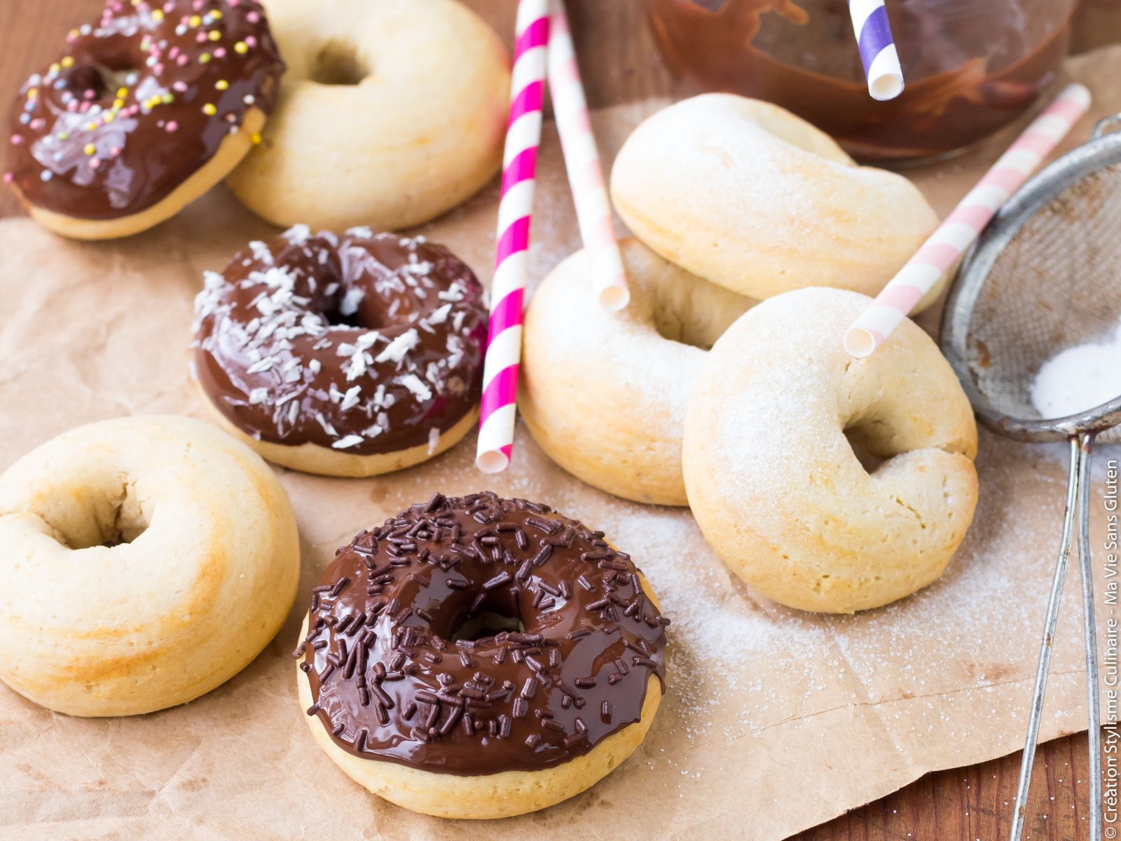 Donuts sans gluten cuits au four Ma Vie Sans Gluten