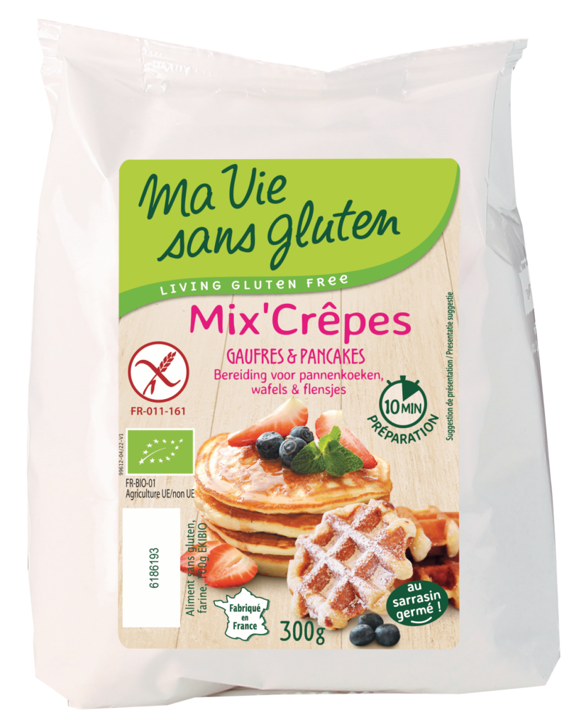 Mix' crêpes, gaufres et pancakes - Ma Vie Sans Gluten