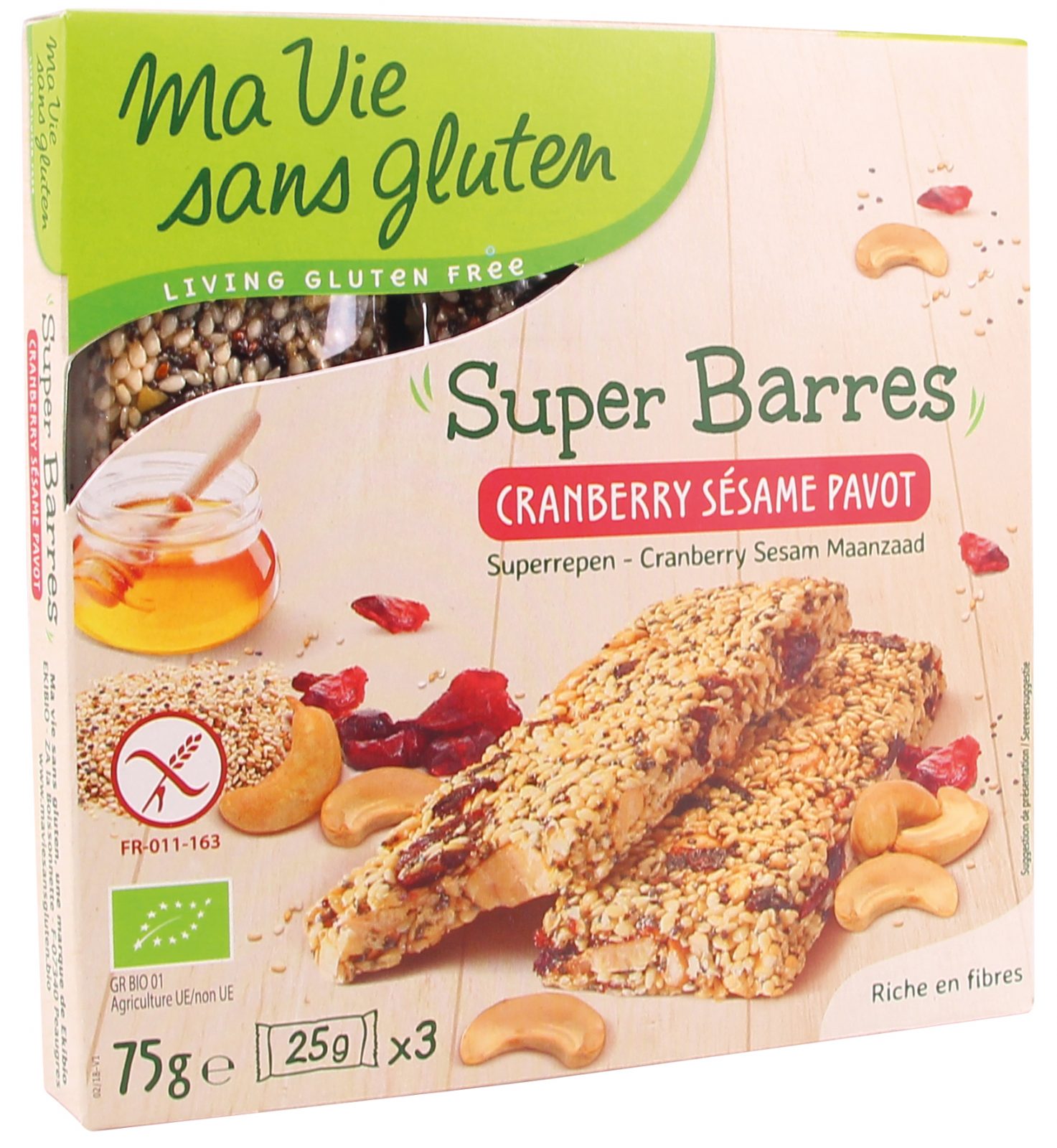 SUPER BARRE SESAME CRANBERRY PAVOT