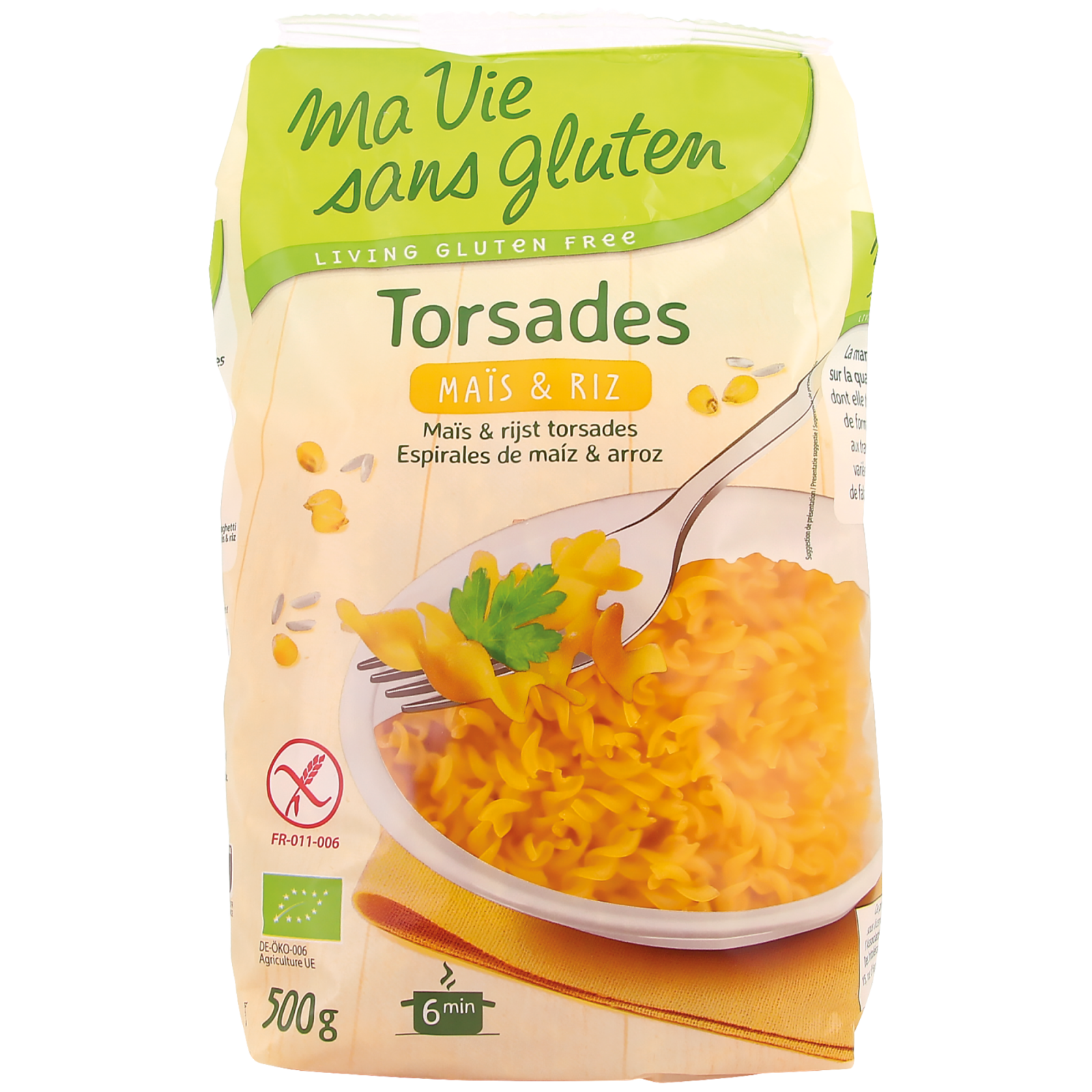 Torsades Maïs Riz Sans Gluten