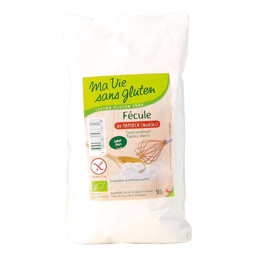 Ma vie sans gluten - Fécule Bio de tapioca - Fécule Bio de tapioca 500 g