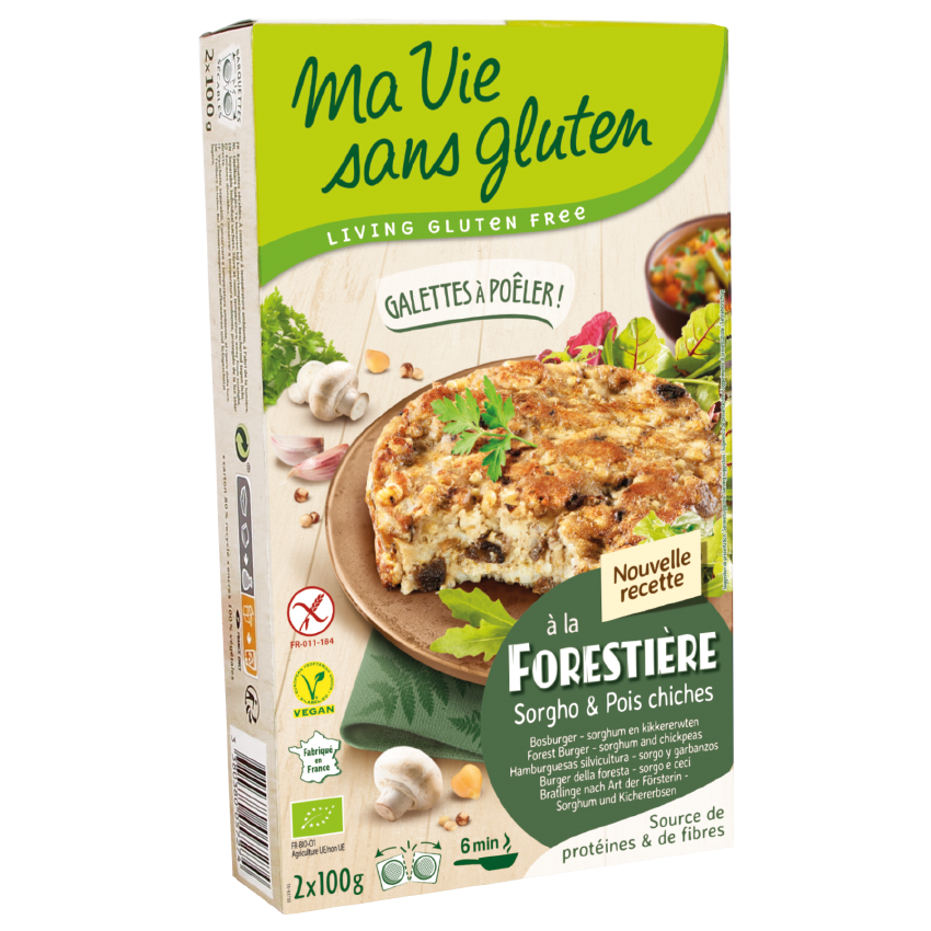 Ma Vie Sans Gluten - Galettes à poêler à la forestière 2 x 100 g